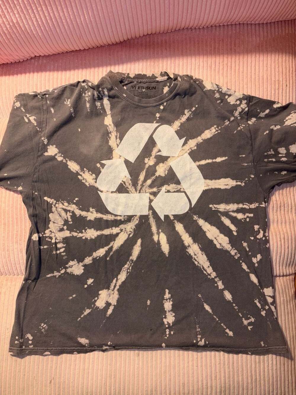 Fifth Sun Recycle Symbol Tie Dye T-Shirt